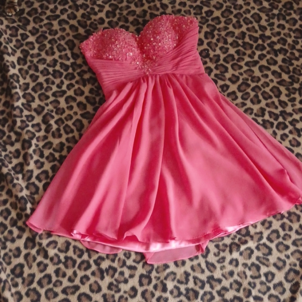 Beautiful coral colored dress